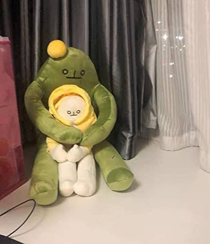 Plush Banana Man Toy Stuffed Doll with Magnet Funny Man Doll Decompression Toy Birthday,Multicolor