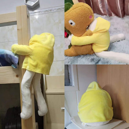 Plush Banana Man Toy Stuffed Doll with Magnet Funny Man Doll Decompression Toy Birthday,Multicolor