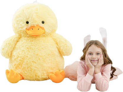 Large Stuffed Duck Plushies, Giant Duck Stuffed Animals for Kids | Birthday Gift for Kids, Big Size-28 Inch(Yellow), Festival Gifts, Safe&Fluffy Material
