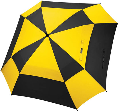 62/68 Inch Extra Large Golf Umbrella Square Windproof Stick Umbrella | Vented Double Canopy, Auto Open, Oversized, Sun and Rain, Fiberglass Frame, for Sports & Outdoor, for 2-3 people, Durable