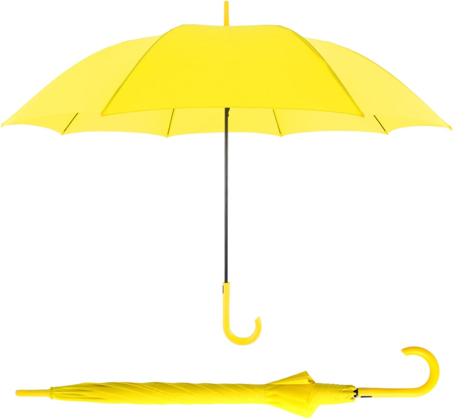 UV Stick Umbrella Auto Open UPF 50+ with J Hook Handle 51IN | Automatic Open Wind-Resistant Umbrella for Adults Fits 2 People, J Hook Handle, Fast-Drying
