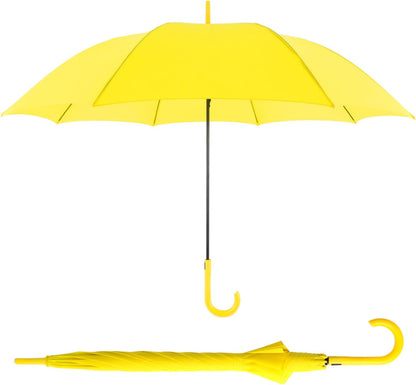 UV Stick Umbrella Auto Open UPF 50+ with J Hook Handle 51IN | Automatic Open Wind-Resistant Umbrella for Adults Fits 2 People, J Hook Handle, Fast-Drying