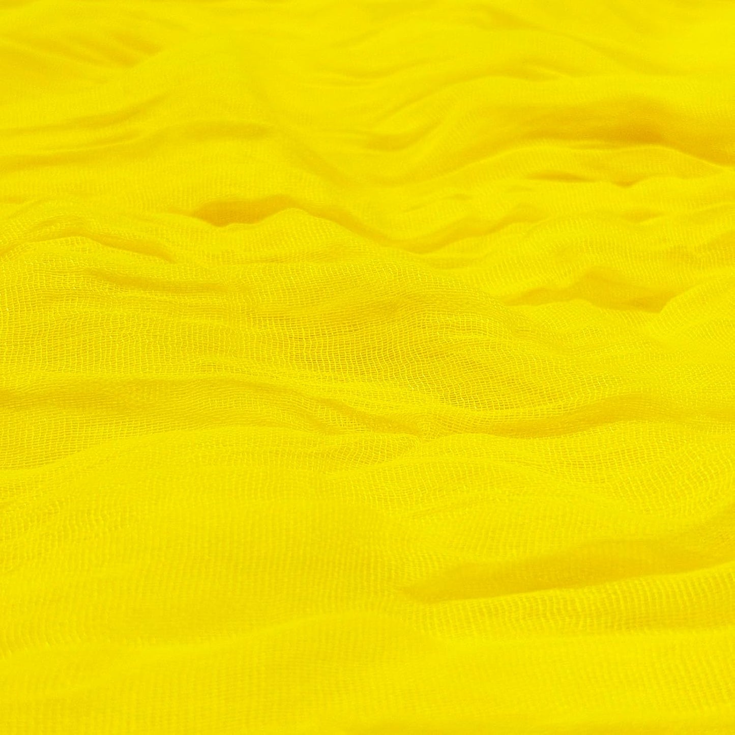 24pack Yellow Cheesecloth Napkins 20"x20" Boho Yellow Cloth Napkins Wrinkled Gauze Dinner Table Napkin for Wedding Party Baby Shower Birthday Decor