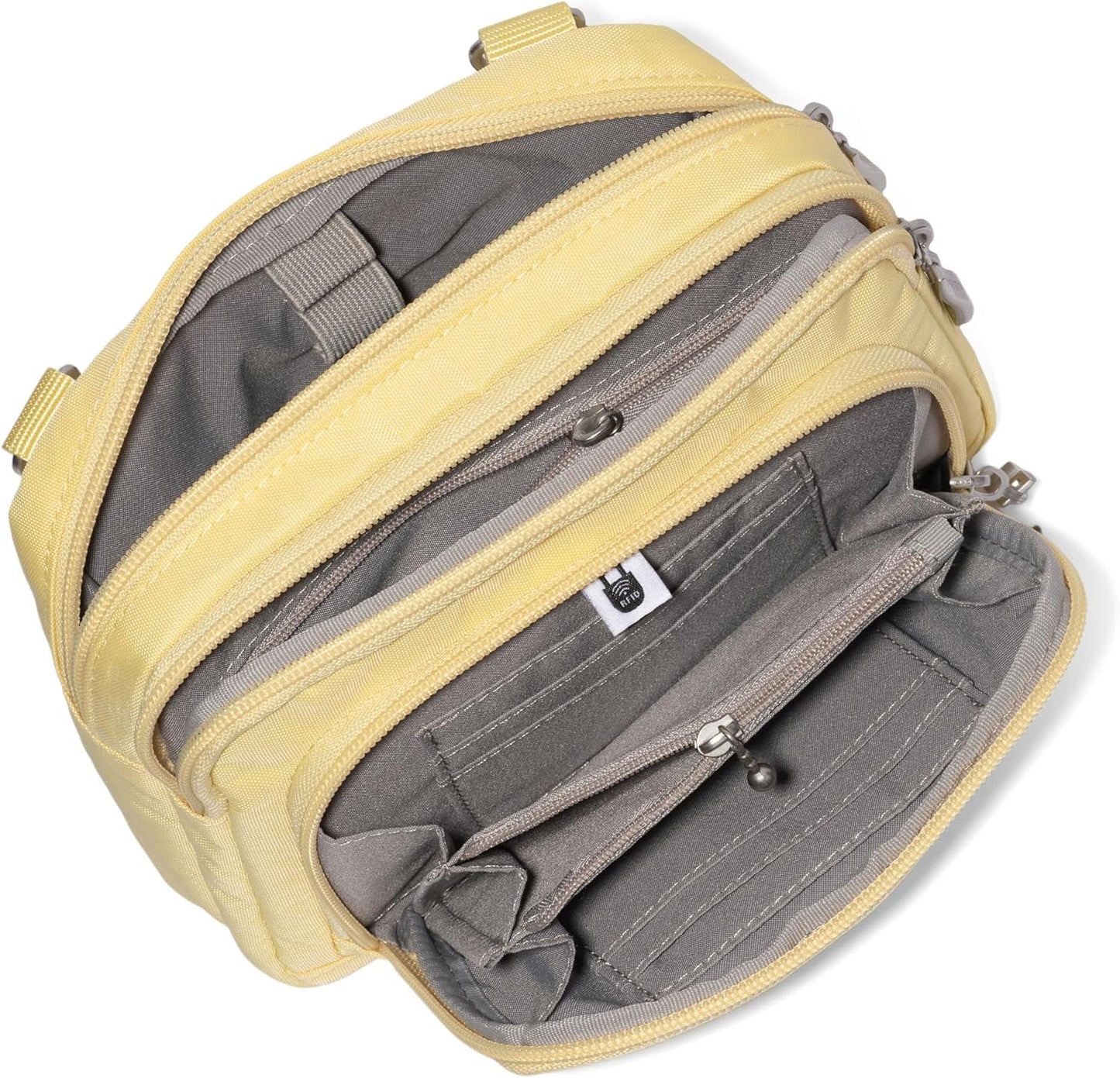 Triple Zip with Front Wallet/Trifecta RFID Wallet Crossbody