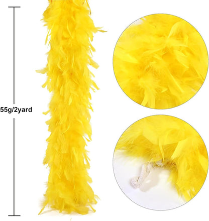 Chandelle Feather Boa 19 Color-38g/55g100g 2Yard Dancing Wedding Party Halloween Costume Decoration Feathers boa