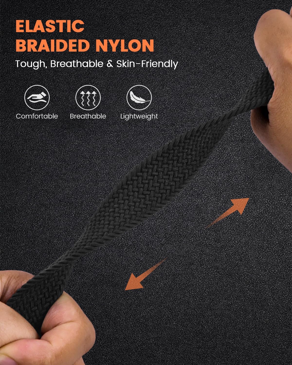 Braided Bands Compatible with Google Pixel Watch 4/3 45mm Band Men Women | Elastic Nylon Breathable Sport Straps for Pixel Watch 4 45mm Bands, Upgraded Parachute Buckle, Hand Washable and Quick-drying