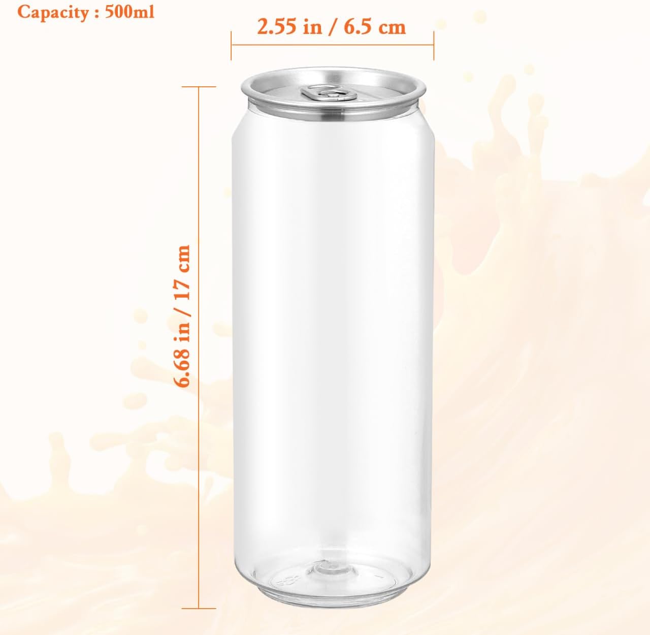 10pcs Plastic Coffee Bottles Pet Juice Empty Bottles Drink Storage Containers for Beverage Storage