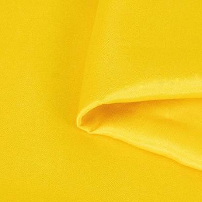 Yellow Satin Fabric - 98 Inch/2.5m Wide by The Yard, Soft Silky Fabric for Wedding Dress, Sewing, DIY Crafts, Clothing Making, 3 Yards