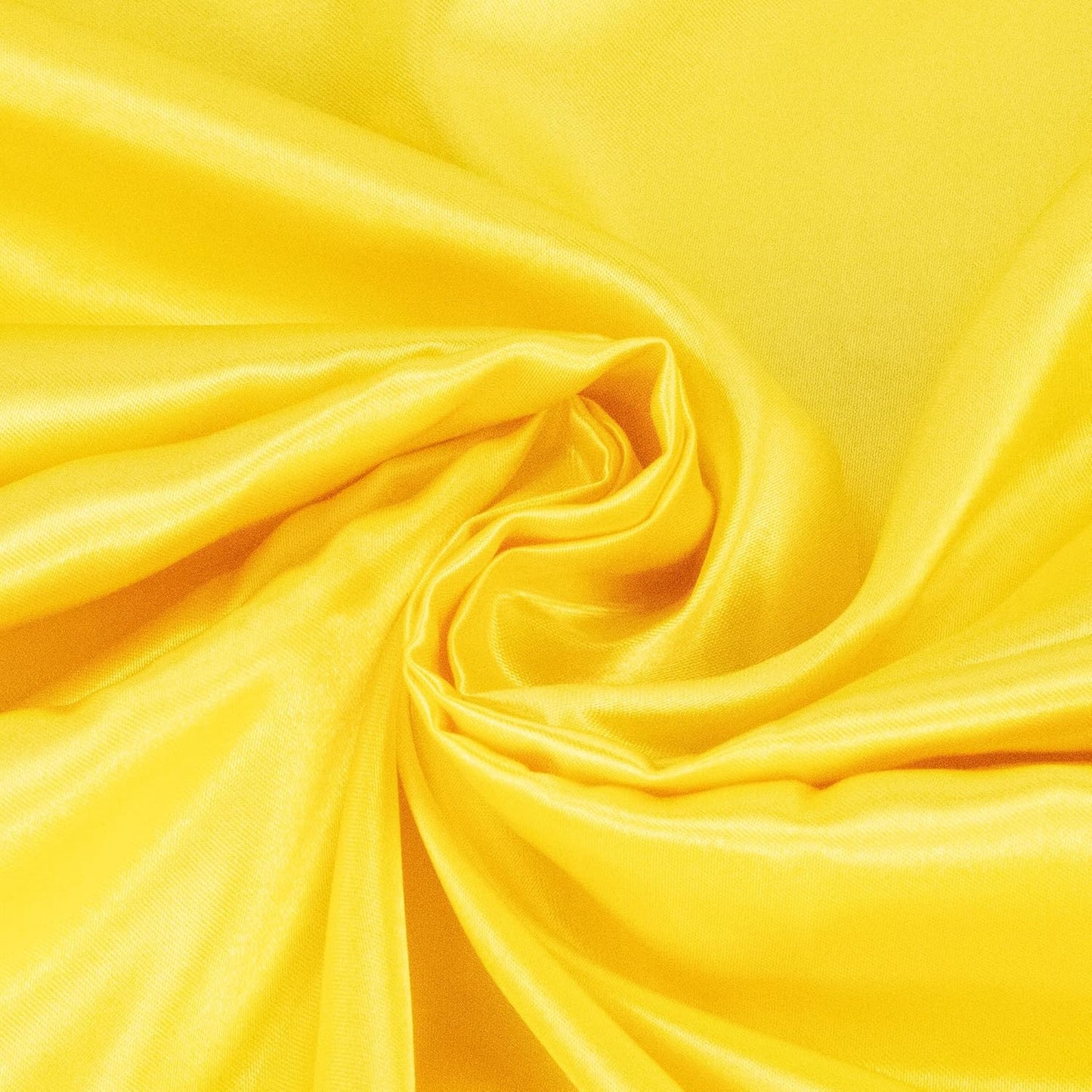 Yellow Satin Fabric - 98 Inch/2.5m Wide by The Yard, Soft Silky Fabric for Wedding Dress, Sewing, DIY Crafts, Clothing Making, 3 Yards