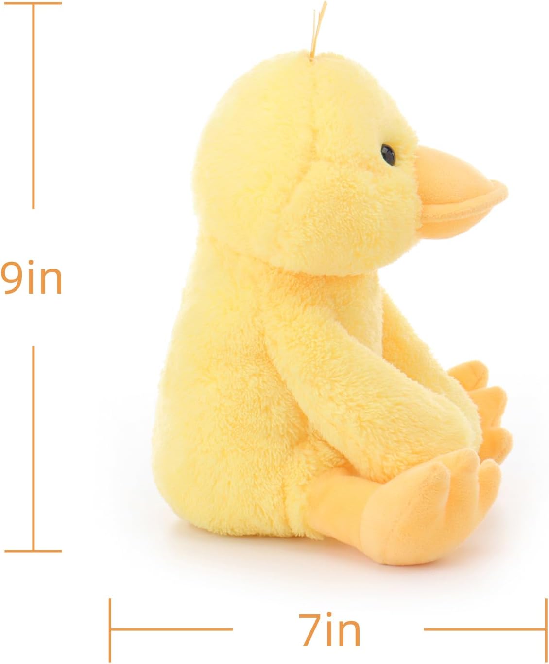 Toys Plush Velvet Duck Stuffed Animal Soft for Child 9''