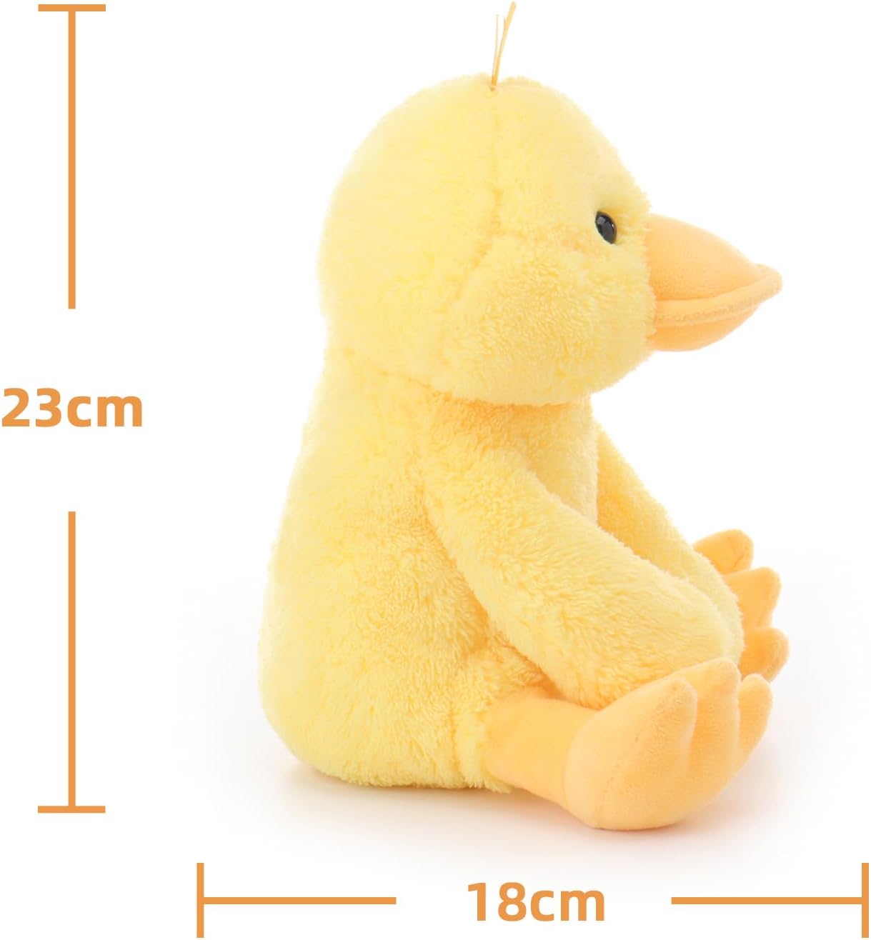 Toys Plush Velvet Duck Stuffed Animal Soft for Child 9''