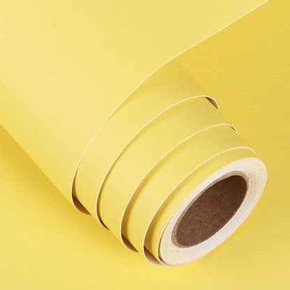 Bright Yellow Wallpaper Stick and Peel for Kids Bedroom Matte Yellow Contact Paper Peel and Stick Yellow Wallpaper Self Adhesive Thick Removable Wall Paper for Cabinet Desk Drawers 12" x 200"