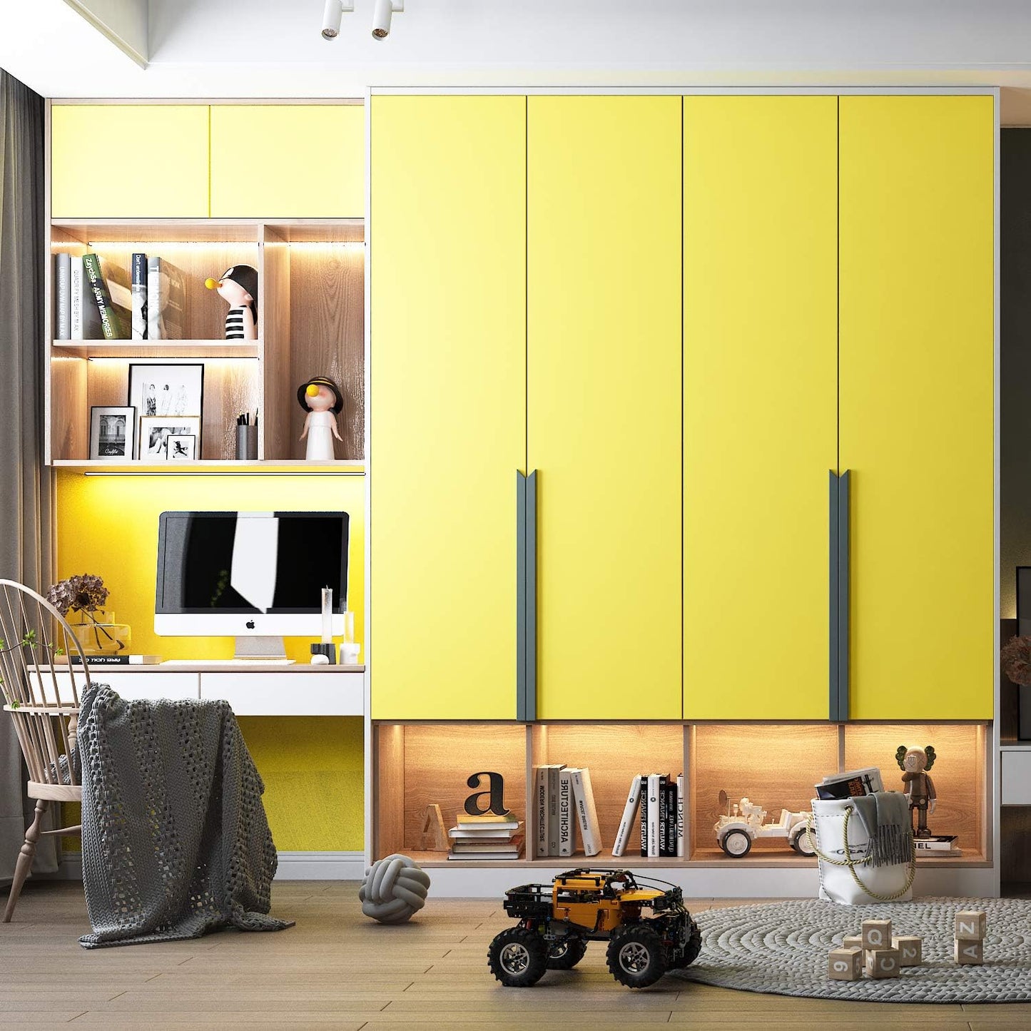 Bright Yellow Wallpaper Stick and Peel for Kids Bedroom Matte Yellow Contact Paper Peel and Stick Yellow Wallpaper Self Adhesive Thick Removable Wall Paper for Cabinet Desk Drawers 12" x 200"