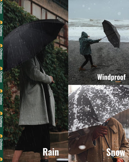 Travel Compact Umbrella Windproof - Portable Automatic for Rain, Folding Umbrella for Men and Women, Portable 210T Fabric
