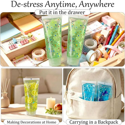 Toothpaste Squishy Toys, Slow Rising Stress Relief Gifts for Adults, Yellow | Cute Soft Toothpaste Squeeze Toys Help Calm Anxiety, Improve Focus. Easy to Clean, Portable. Ideal for Office Home Travel
