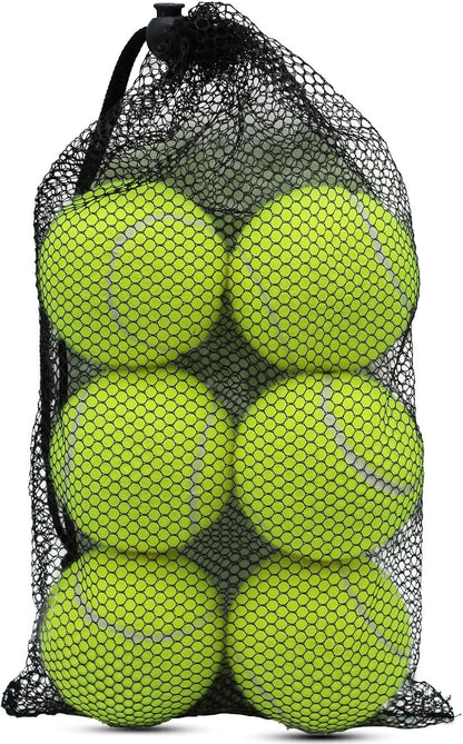 SHYUJAJIE Tennis Balls, 6 Pack Training Tennis Balls,High Elasticity Practice Balls for Beginner, Playing Balls for Dogs