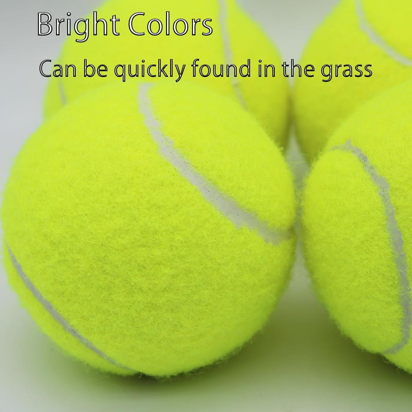 SHYUJAJIE Tennis Balls, 6 Pack Training Tennis Balls,High Elasticity Practice Balls for Beginner, Playing Balls for Dogs