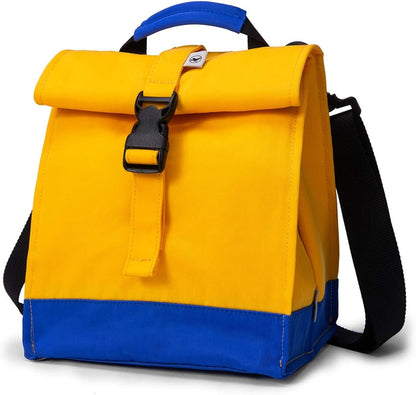 Insulated Lunch Bag Rolltop Lunch Box Tote Lunchbox Bag for Women, Men, Boys and Girls (Yellow)