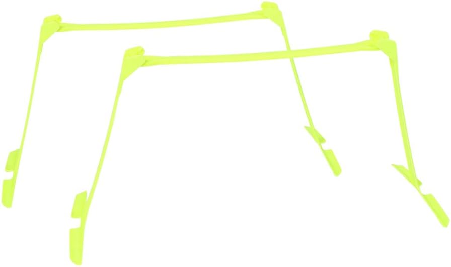 Speed Training Hurdles, 2pcs Football Soccer Aids Adjustable Multipurpose portable hurdle for Yellow Hurdle Set (2pcs)