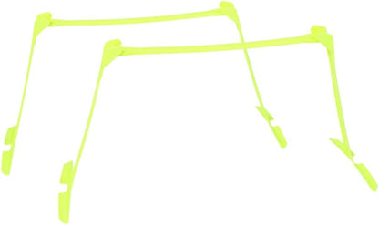Speed Training Hurdles, 2pcs Football Soccer Aids Adjustable Multipurpose portable hurdle for Yellow Hurdle Set (2pcs)