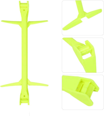 Speed Training Hurdles, 2pcs Football Soccer Aids Adjustable Multipurpose portable hurdle for Yellow Hurdle Set (2pcs)