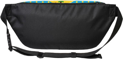 Blue Yellow Dot Running Waist Pack-No-Bounce Phone Holder for Gym, Waterproof Crossbody Fanny Pack with Adjustable Belt