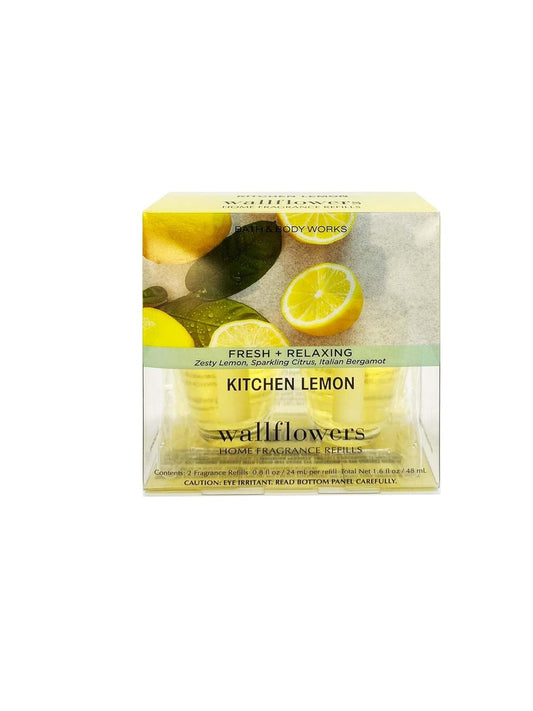 Wallflowers Home Fragrance Refill Bulbs 2 Pack Kitchen Lemon