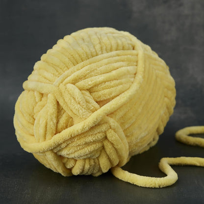 Sweet Snuggles Yarn - Yarn for Knitting, Crochet, Weaving, and Arts & Crafts - Yellow, Polyester, 8.8 oz