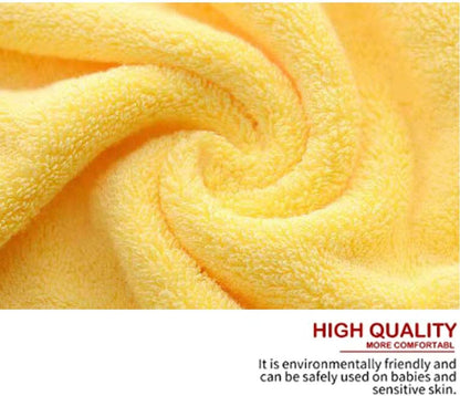 Bathroom Hand Towels 2 Set, Cotton Hand Towel for Bath, Hand, Face, Kitchen, Super Soft, Highly Absorbent, Machine Washable, Size 14" x 30" (Yellow)…