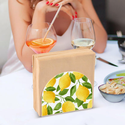 Lemon Acrylic Napkin Holders U-Shaped Design for Table and Kitchen,Table Top Napkin Holders for Restaurant,Parties,Weddings,Home Decor