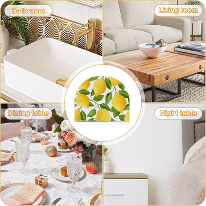 Lemon Acrylic Napkin Holders U-Shaped Design for Table and Kitchen,Table Top Napkin Holders for Restaurant,Parties,Weddings,Home Decor