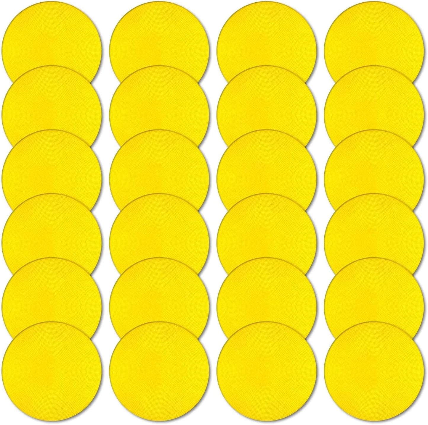 Poly Spot Markers 4inch/9 inch Non-Slip Rubber Agility Markers | Flat Field Cones Floor Dots Football Soccer Basketball Training Markers School Activities Exercise Drills Social Distancing