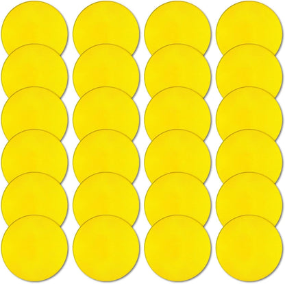 Poly Spot Markers 4inch/9 inch Non-Slip Rubber Agility Markers | Flat Field Cones Floor Dots Football Soccer Basketball Training Markers School Activities Exercise Drills Social Distancing