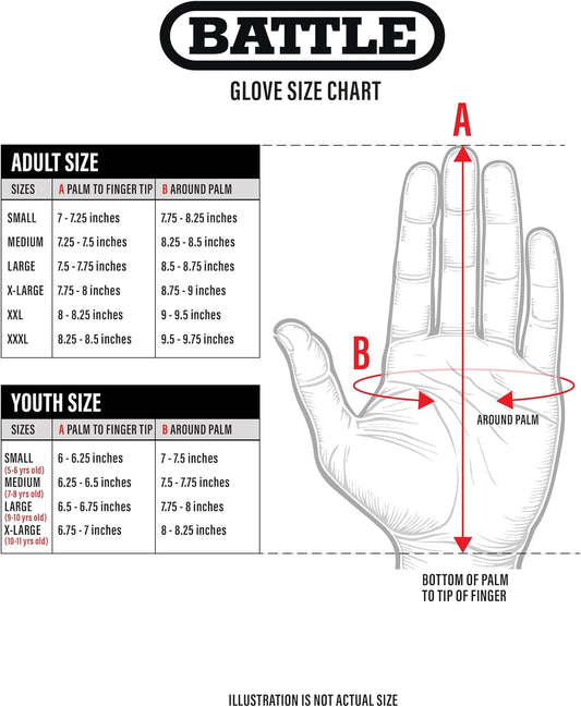Sports Double Threat Wide Receiver Gloves | UltraTack palm reaches the legal stick limit, PerfectFit material for comfort and breathability, Wrist freedom of motion