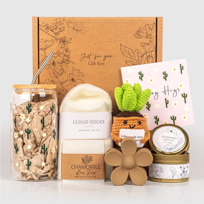 Birthday Gifts for Women, Self Care Gifts Baskets Care Package for Women, Happy Birthday Gifts for Teen Girls, Her, Mom, Sister, Best Friend, Wife, Girlfriend, Coworker