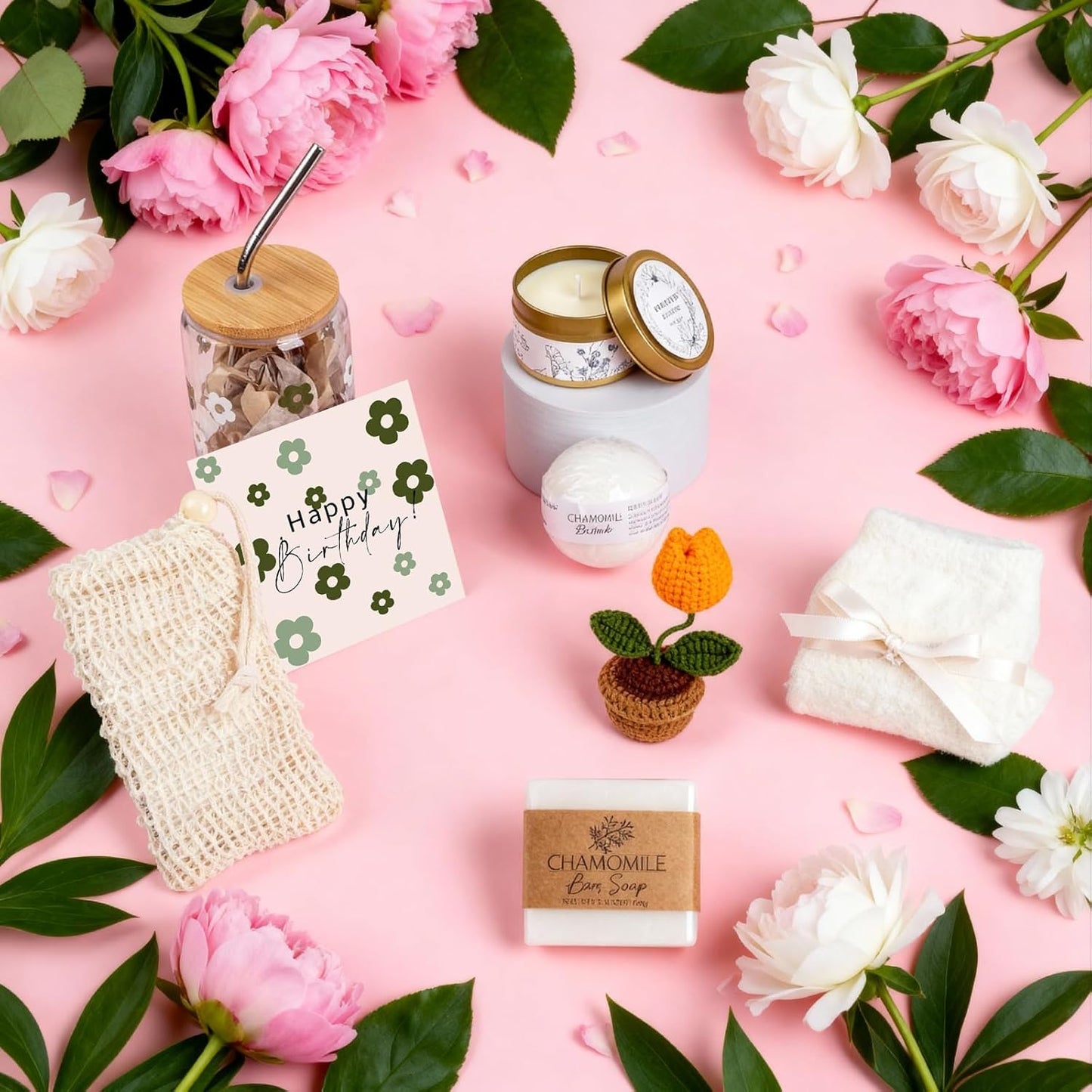 Birthday Gifts for Women, Self Care Gifts Baskets Care Package for Women, Happy Birthday Gifts for Teen Girls, Her, Mom, Sister, Best Friend, Wife, Girlfriend, Coworker