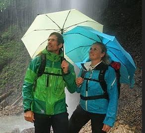Light Trek Automatic Folding Umbrella, Compact, Ultra-light weight, 38”
