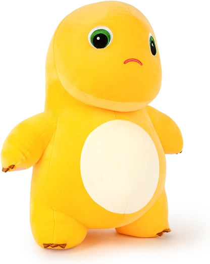 Nailong Dinosaur Stuffed Animal,9“ Cute Yellow Dinosaur Plush Soft Dino Stuffed Animals Dino Plushie Toys for Boys Girls Kids Baby Toddlers Angry
