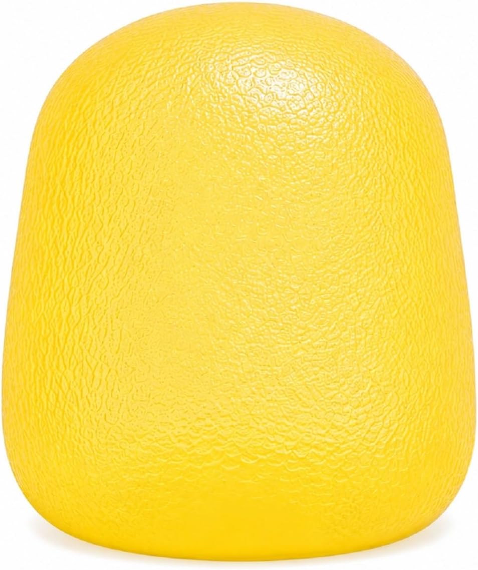 Soft Silicone Squishy Ball – Slow Rising Gumdrop Squeeze Toy for Kids Ages 3+ & Adults, Sensory Desk Toy for Home, Office & Everyday Play (Yellow)