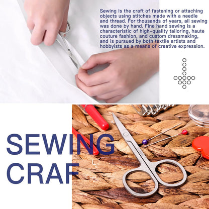 Sewing Kit with Case Portable Sewing Supplies for Mom Grandma Women Men Teen Girls Boys Home Traveler, Adults, Beginner, Emergency, Contains Thread, Scissors, Needles,Measuring Tape and More