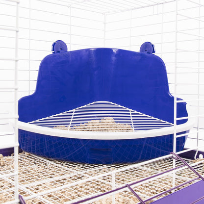 Plastic Scatterless Lock-N-Litter Bigger Pet Pan, Jumbo - Colors May Vary