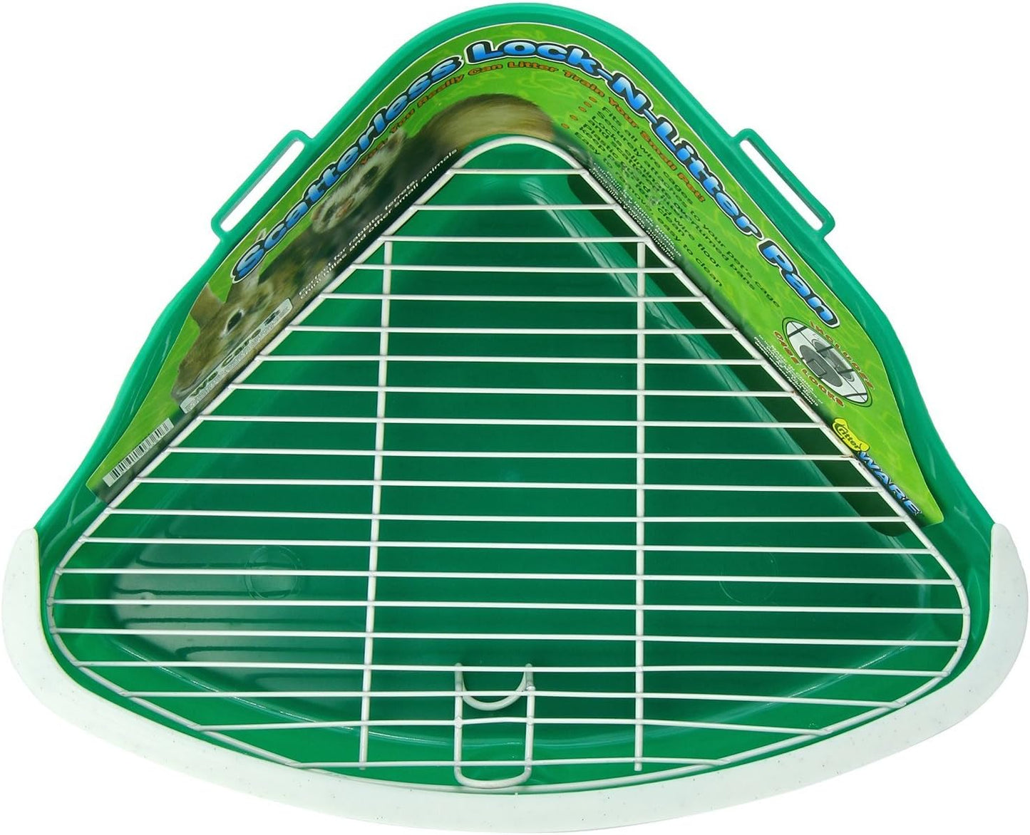 Plastic Scatterless Lock-N-Litter Bigger Pet Pan, Jumbo - Colors May Vary