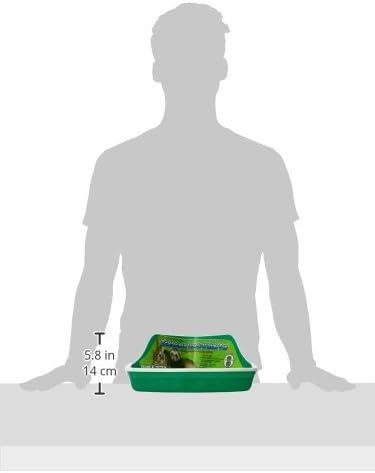 Plastic Scatterless Lock-N-Litter Bigger Pet Pan, Jumbo - Colors May Vary