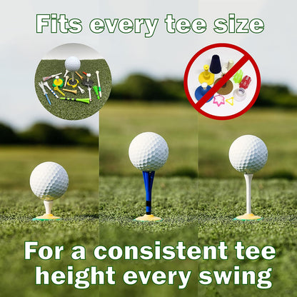 Golf Tee Holder, Golf Mat Tee, Golf Alignment String, Baseball Agility Training for Indoor and Outdoor, Made in the USA.