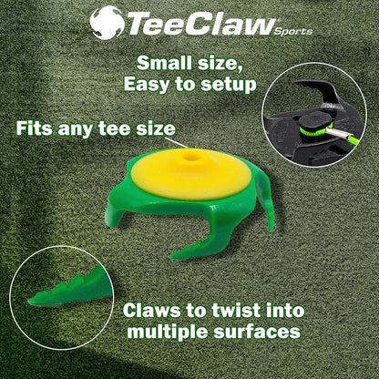 Golf Tee Holder, Golf Mat Tee, Golf Alignment String, Baseball Agility Training for Indoor and Outdoor, Made in the USA.
