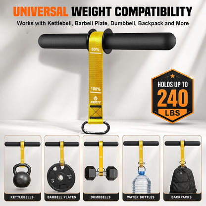 SERTT Forearm Trainer Wrist Roller with Thickened Non-Slip Handles & Adjustable Strap, Forearm Strength Training and Hand Exerciser for Grip Wrist, Home Gym Workout Equipment Muscle Building