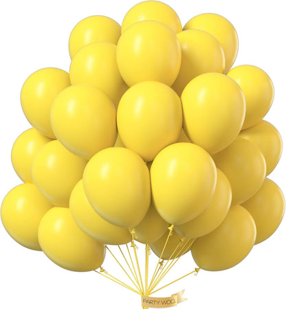 Yellow Balloons 50pcs Latex Helium Balloons 12 Inch | Birthday Baby Shower Graduation Sunflower Anniversary Engagement Bee Hawaiian Lemon Party Decorations Yellow-Y55