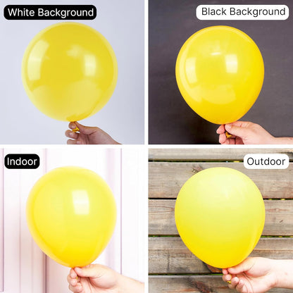 Yellow Balloons 50pcs Latex Helium Balloons 12 Inch | Birthday Baby Shower Graduation Sunflower Anniversary Engagement Bee Hawaiian Lemon Party Decorations Yellow-Y55