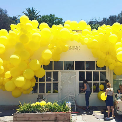 Yellow Balloons 50pcs Latex Helium Balloons 12 Inch | Birthday Baby Shower Graduation Sunflower Anniversary Engagement Bee Hawaiian Lemon Party Decorations Yellow-Y55