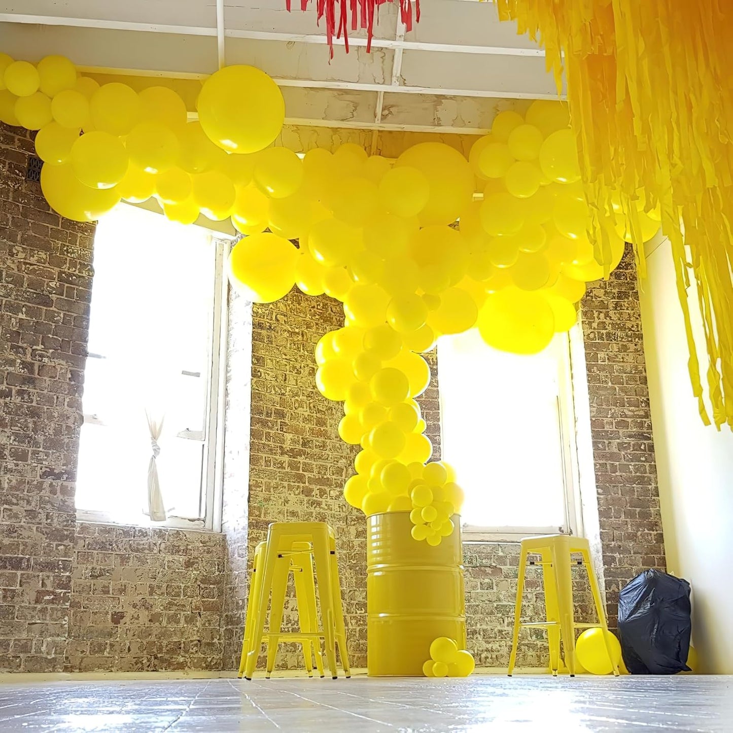 Yellow Balloons 50pcs Latex Helium Balloons 12 Inch | Birthday Baby Shower Graduation Sunflower Anniversary Engagement Bee Hawaiian Lemon Party Decorations Yellow-Y55